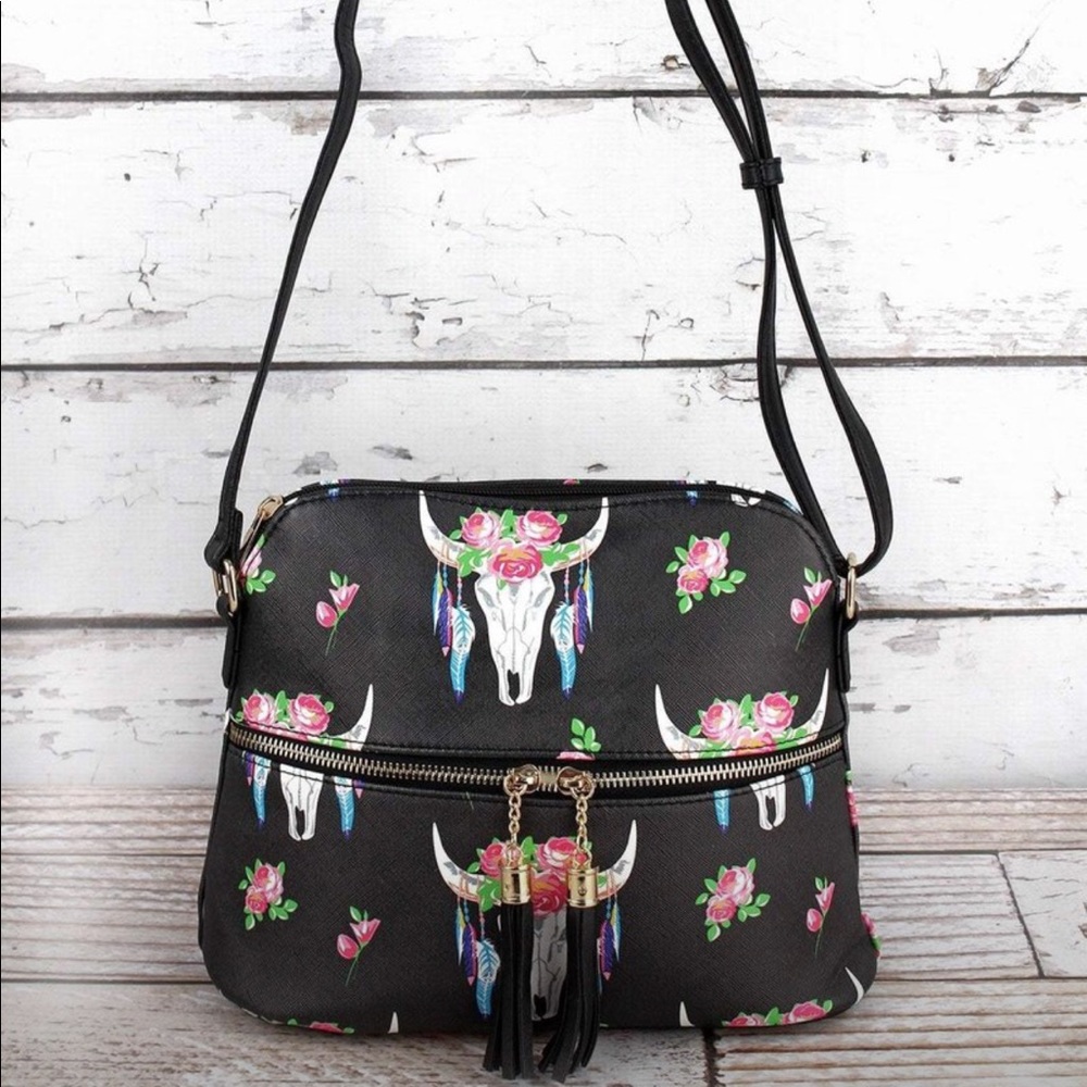 Faux leather Crossbody Handbag